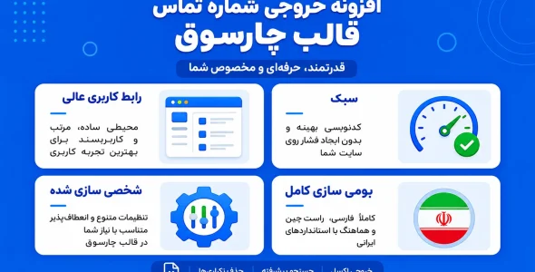 افزونه استخراج شماره تلفن مخصوص قالب چارسوق